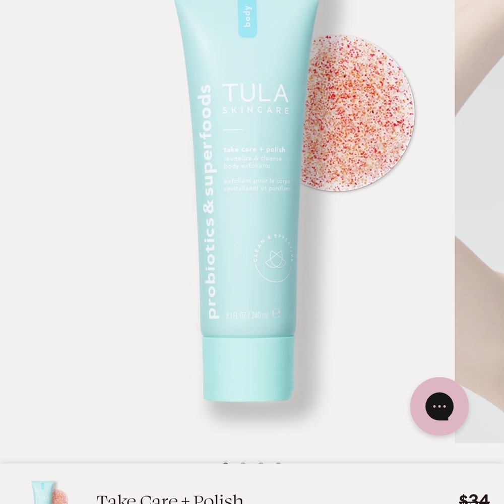Tula Skincare Take Care + Polish Body Exfoliator
